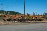 STC log hauling freight car